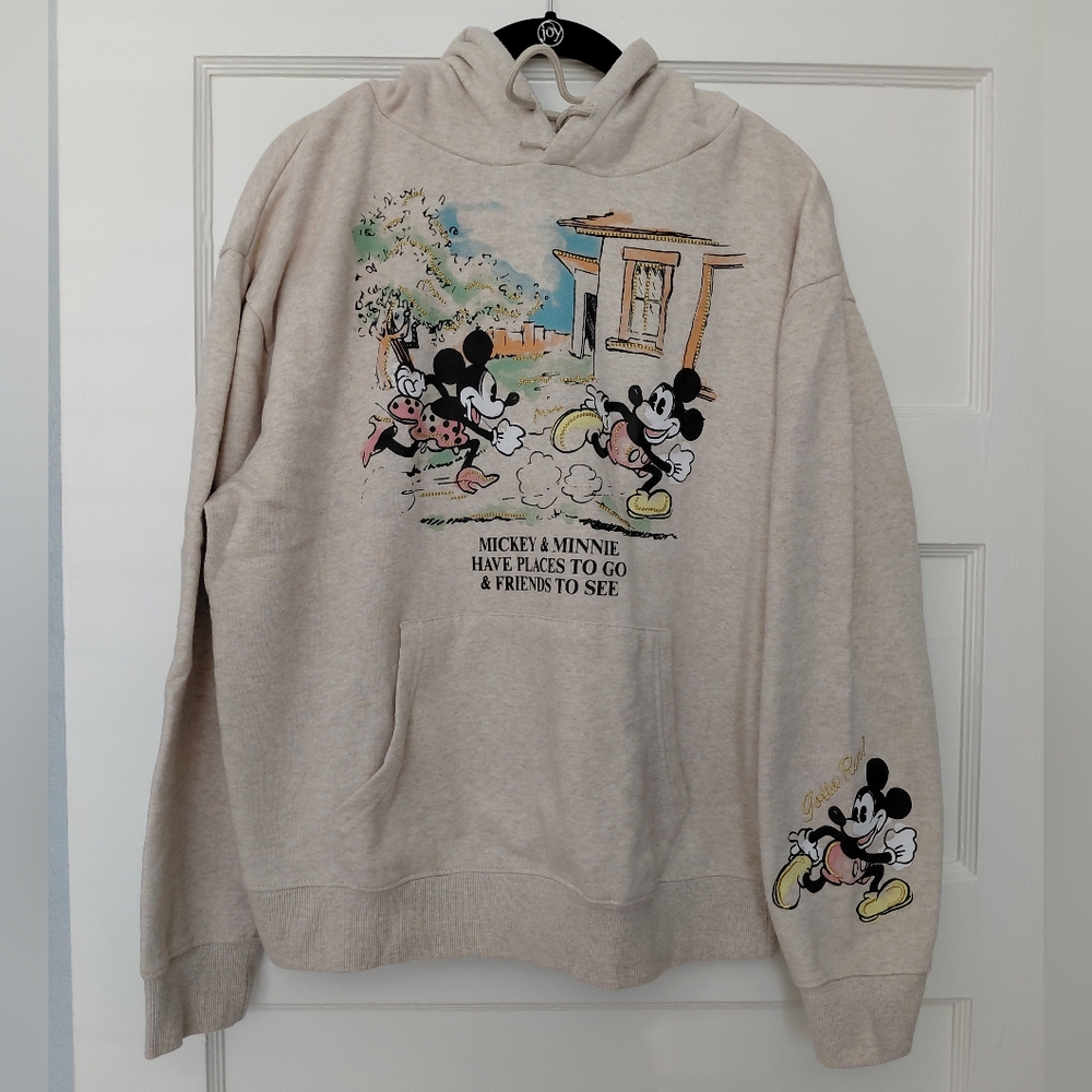 Disney Mickey Mouse Oatmeal Heather Hoodie